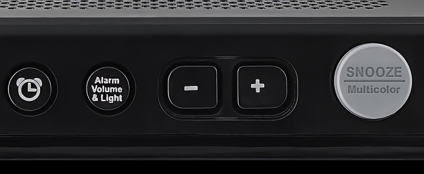 Customize snooze from 1–15 minutes for personalized wake-up control.