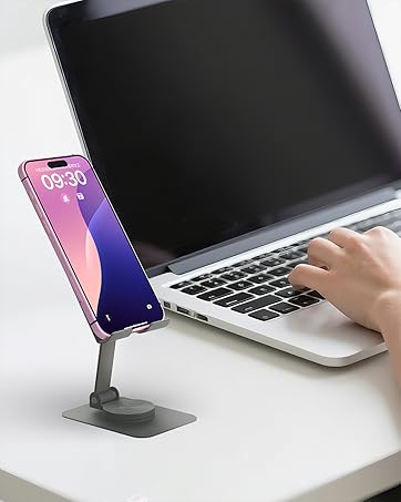 Gray Cell Phone Flod Stand