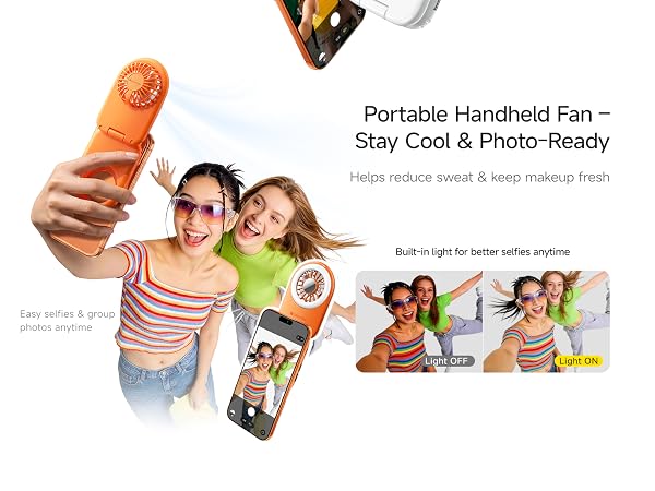 Magnetic phone fan