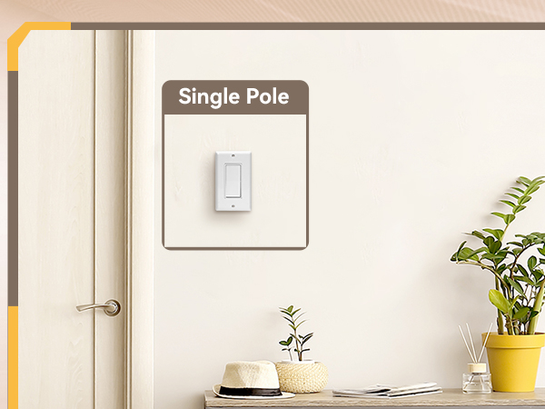 single pole light switch