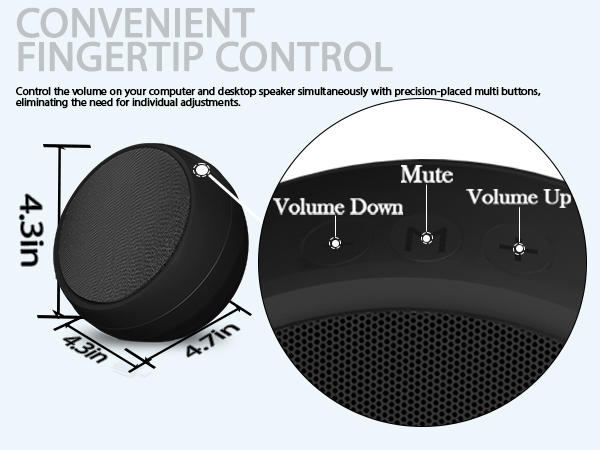Convenient fingertip control