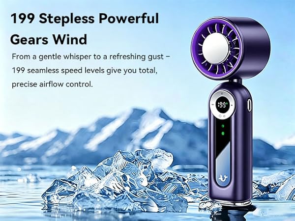 portable handheld fan