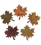 Matthew + Mae Felt Fall Maple Leaves - 2”- Set 5 or 10 - Brown/Orange/Green | Handmade 100% Wool-...