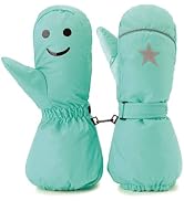 HighLoong Kids Waterproof Ski Snowboard Gloves Breathable Thinsulate Lined Winter Cold Weather Gl...