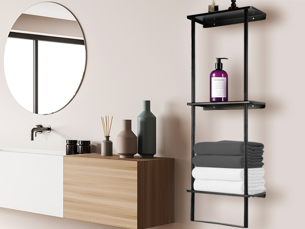 3 Tier Towel Rack Towel Storage and Organizer