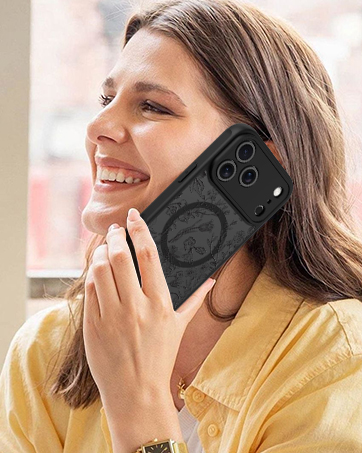 flower matte phone case for women