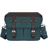 MOSISO Camera Case Crossbody Shoulder Messenger Bag, DSLR/SLR/Mirrorless Photography Vintage PU L...
