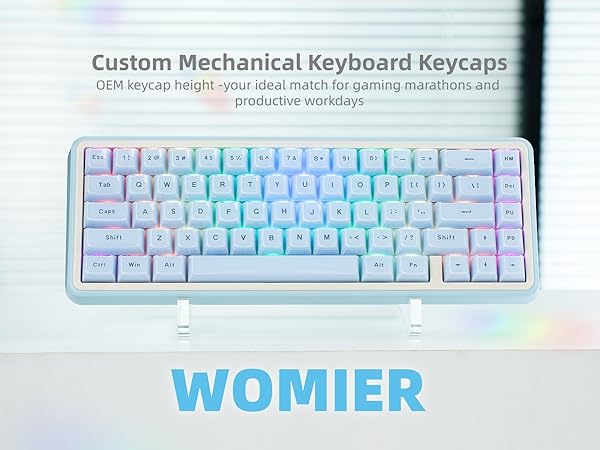 Jelly Keycaps, Mechanical Keyboard for keycaps Set, OEM Profile Clear Key Cap