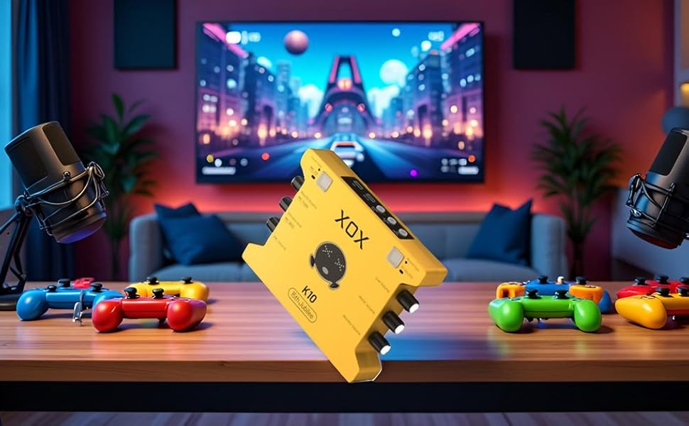 XOX K10 Live streaming audio interface
