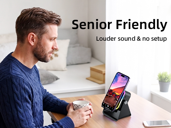 movie watching stand, streaming speaker