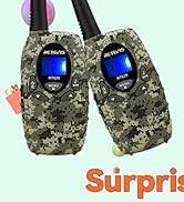 Retevis RT628 Kids Walkie Talkies,Army Toys for 6-12 Year Old Boys Girls,FRS Walky Talky with Key...