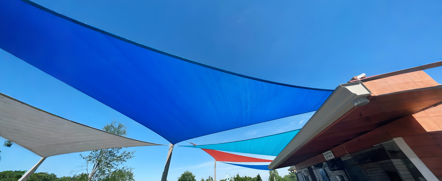 colorful sails for decoration