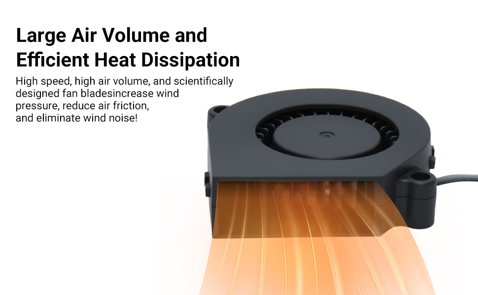 ELVES 3D Printer DC24V Extruder Hotend Cooling Fan 5015