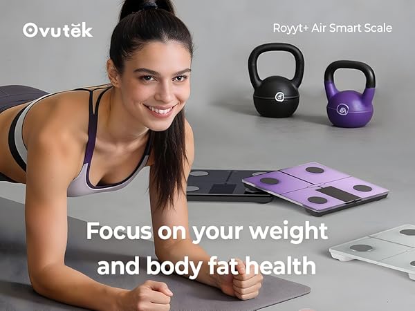 Pink Smart Scale for Body Weight