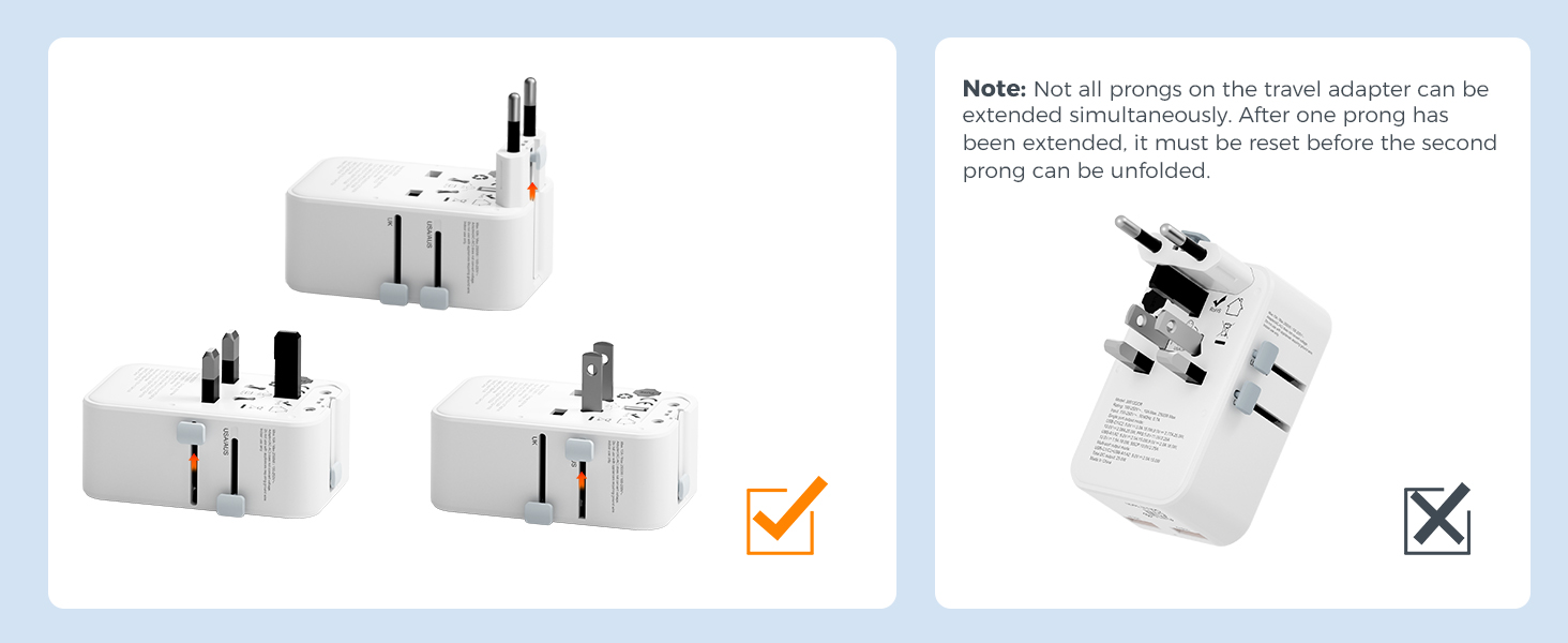 TESSAN International Power Adapter