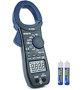 VENLAB Digital Clamp Meter 1000A T-RMS 6000 Counts AC/DC Current Multimeter, Voltage Tester with ...