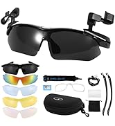 DEECOZY Polarized Sunglasses, Clip Cap/Head Mounted/Wearable Sunglasses, UV400 Protection with 5 ...
