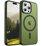 SUPFINE Magnetic for iPhone 15 Pro Max Case (Compatible with MagSafe) (10 FT Military Grade Drop ...