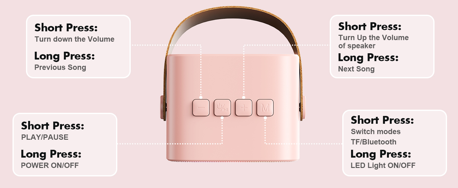 Mini Karaoke Machine Portable