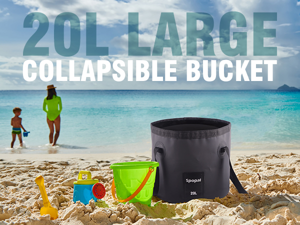 Foldable Bucket 20L for Camping