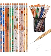 DIYASY 48 Pcs Fall Pencils for Kids, Thanksgiving Pencils Bulk with Erasers Assorted Colorful Fal...