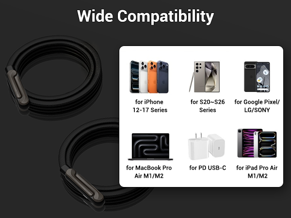 Invisible Holder Charger Cable