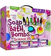 Soap &amp; Bath Bomb Making Kit for Kids, 3-in-1 Spa Science Kit, Craft Gifts For Girls &amp; Boys Age 6,...