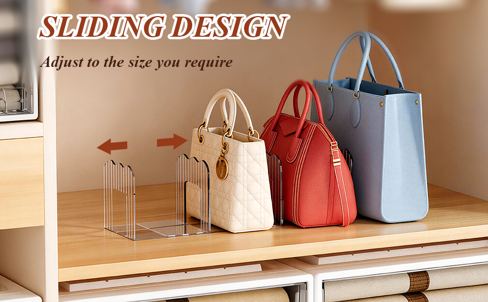 Purse Organizer for Closet