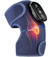 MOAJAZA Knee Massager with Heat and Vibration, Heated Shoulder Brace Elbow Wrap, Knee Heating Pad...
