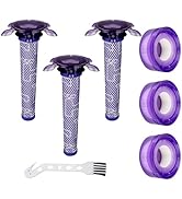 Hechuang 6 Pack Upgraded Star Vacuum Replacement Filters for Dyson V7, V8 Animal and V8 Absolute ...