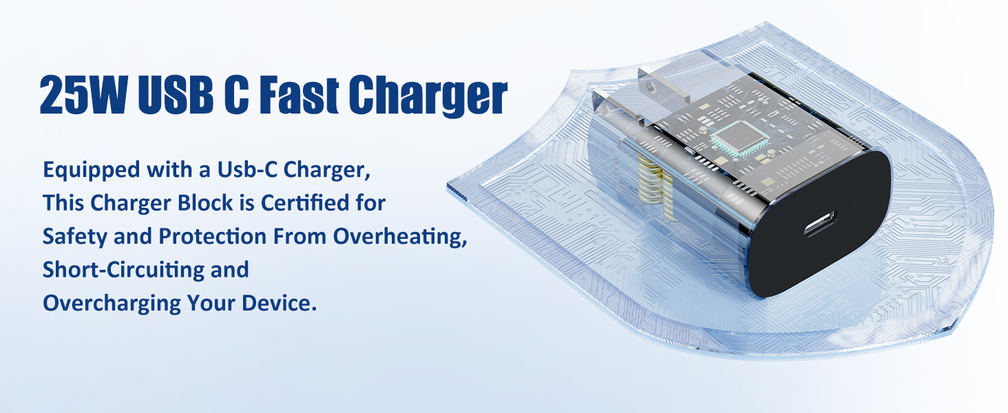 25W USB C Fast charger