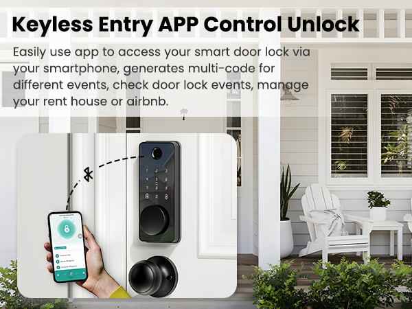 keyless entry door lock