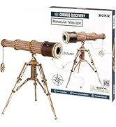 ROKR 3D Wooden Puzzles-Model Building Kits-DIY Kits for Adults-Wooden Monocular Telescope Science...