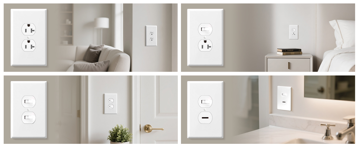oversized outlet covers wall plate