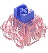 MAGIC-REFINER CS Linear Switches, Gateron 3 Pin 37gf SMD Linear Switch Set with Dustproof Stem, D...