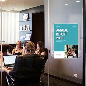 acrylic sign holder for glass door