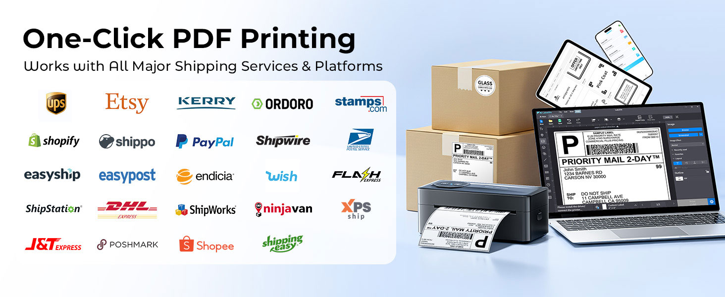 shipping label printer