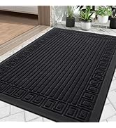 Finchitty Front Door Mat Outdoor Entrance, Heavy Duty Sturdy Rubber Doormat, Stain and Fade Resis...