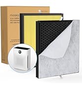 MOOKA 2 Pack Pet Mode Genuine Mode PR1 Air Purifier Replacement Filter, H13 True HEPA Air Purifie...
