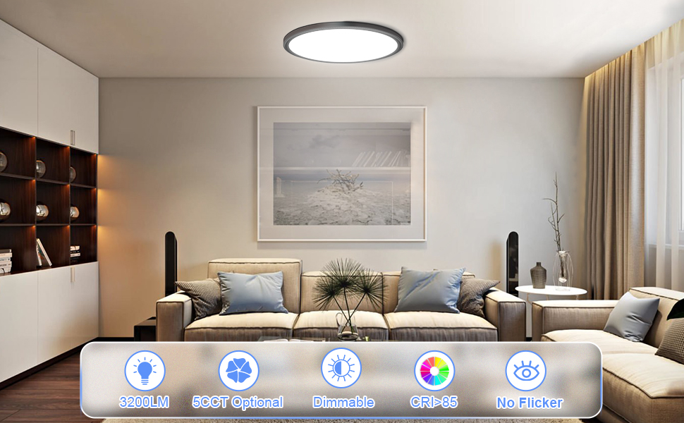 led flush mount ceiling light