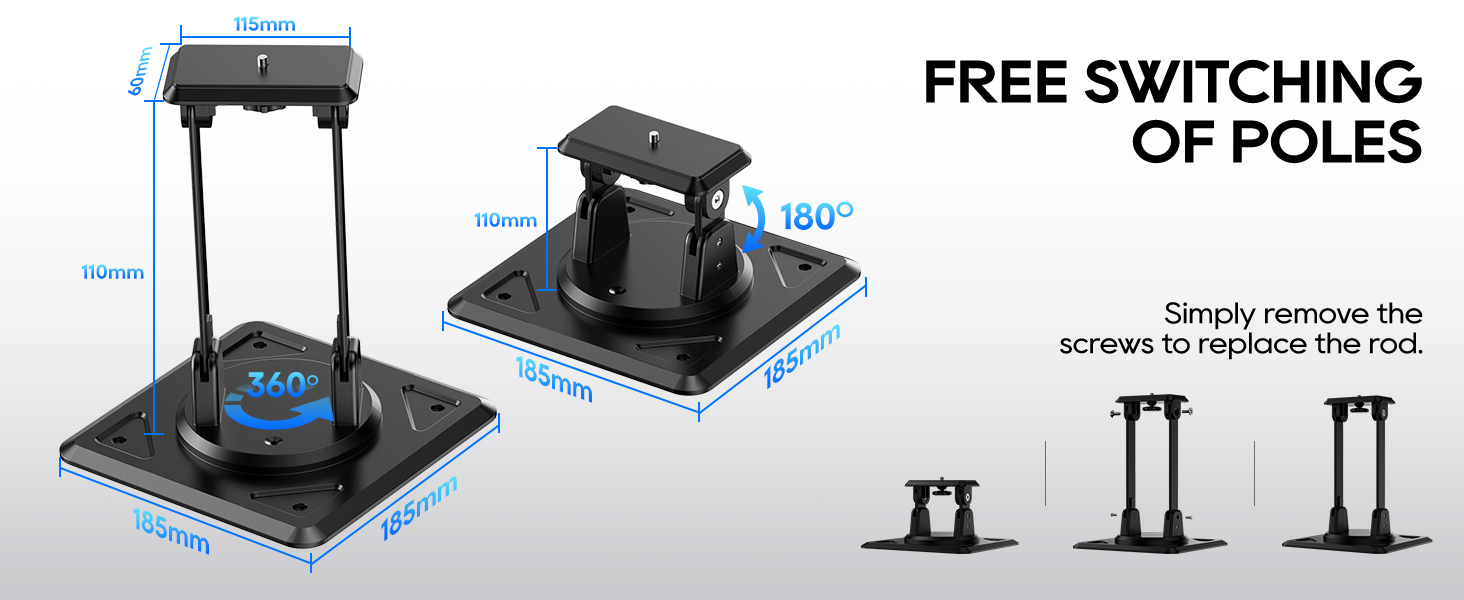 Projector Mount Projector Stand, Ceiling Wall Desktop Mount