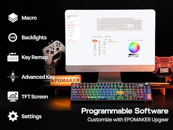 TH108 V2 PRO Wireless Gaming Keyboard