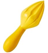Prepara Juicy Juice Manual Hand Citrus Reamer for Lemons, Limes, and Oranges,Yellow
