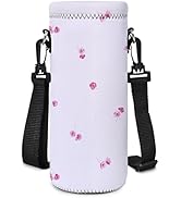 AUPET Water Bottle Sling Bag Carrier Crossbody Sleeve,Insulated Neoprene Bottle Case Holder Pouch...