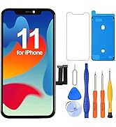 Ayake for iPhone 11 Screen Replacement Black, 3D Touch Digitizer Full HD LCD Display Replacement ...