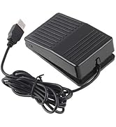 iKKEGOL USB Foot Switch Singal Pedal Footswitch Game Control Action HID for Keyboard Mouse PC Laptop