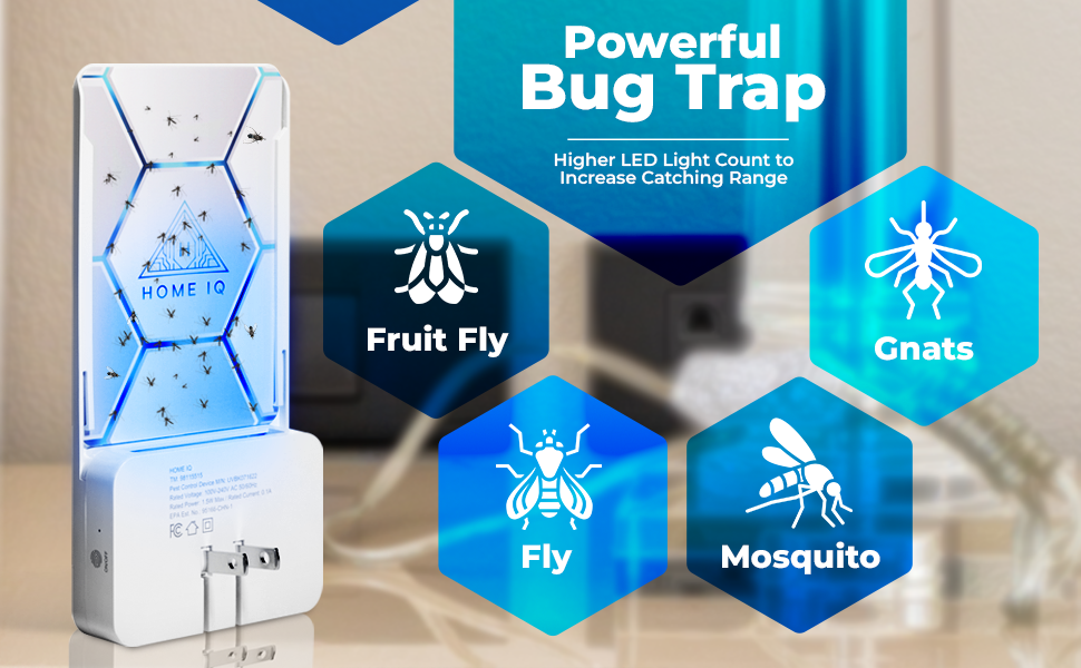 Traps Flies, Fruit Flies, Gnats, Moths, and Mosquitos