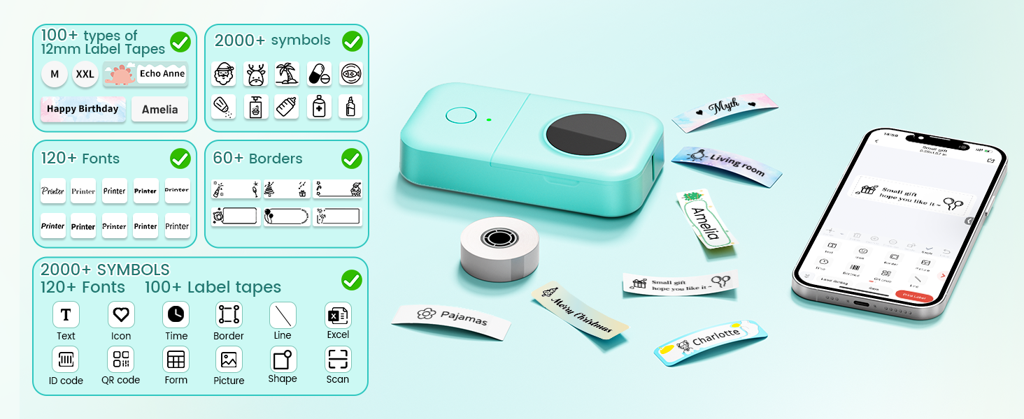label maker machine with tape