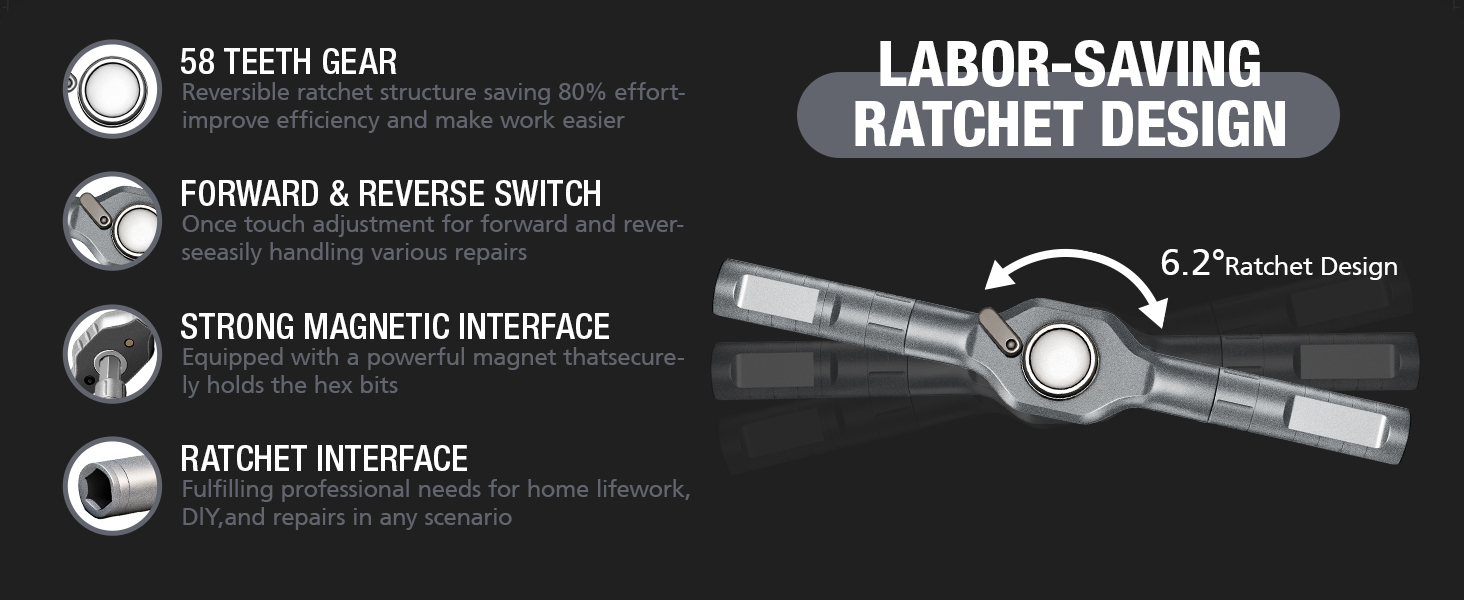 t handle ratchet screwdriver