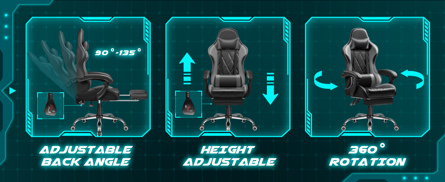 Height and Back Adjustable